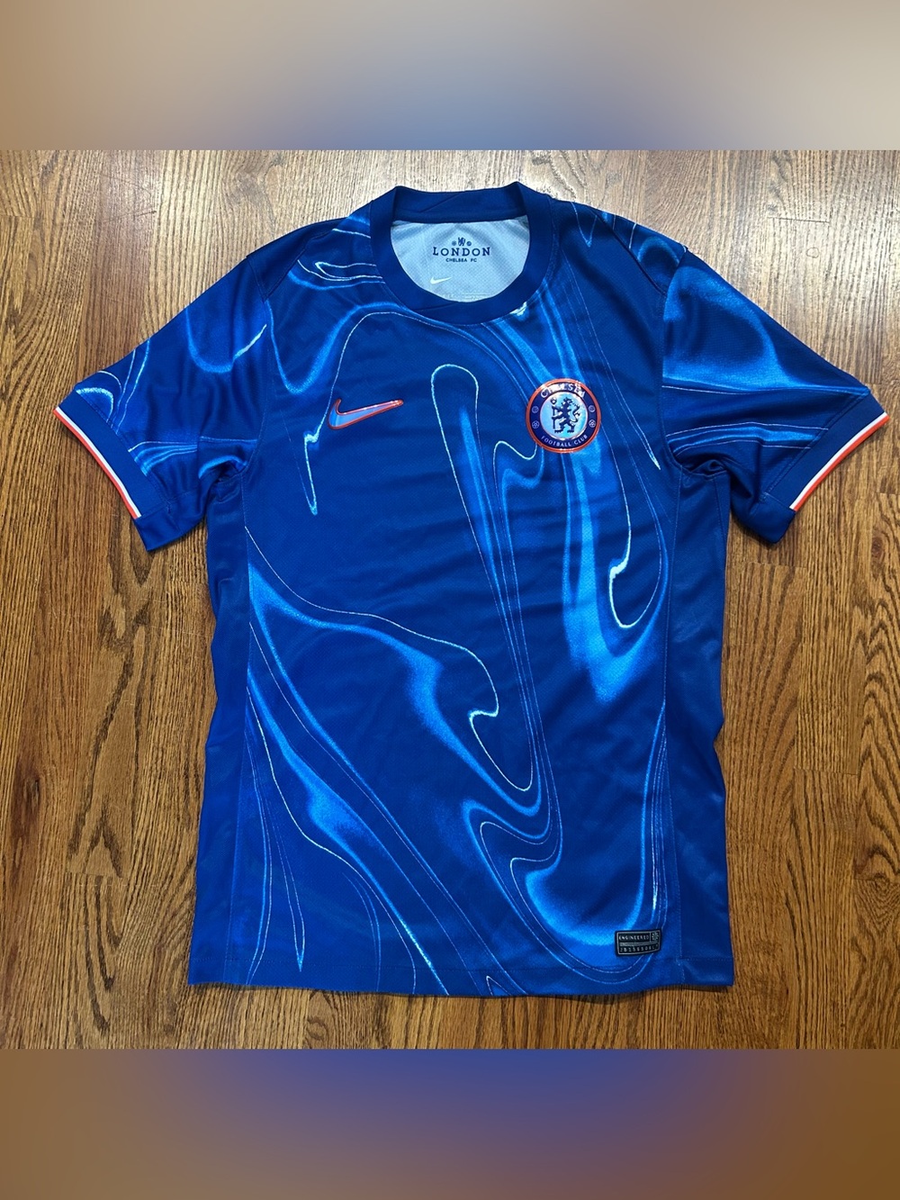 Chelsea FC 2024/2025 Home Shirt Nike Dri Fit Football Jersey Blue Mens Small